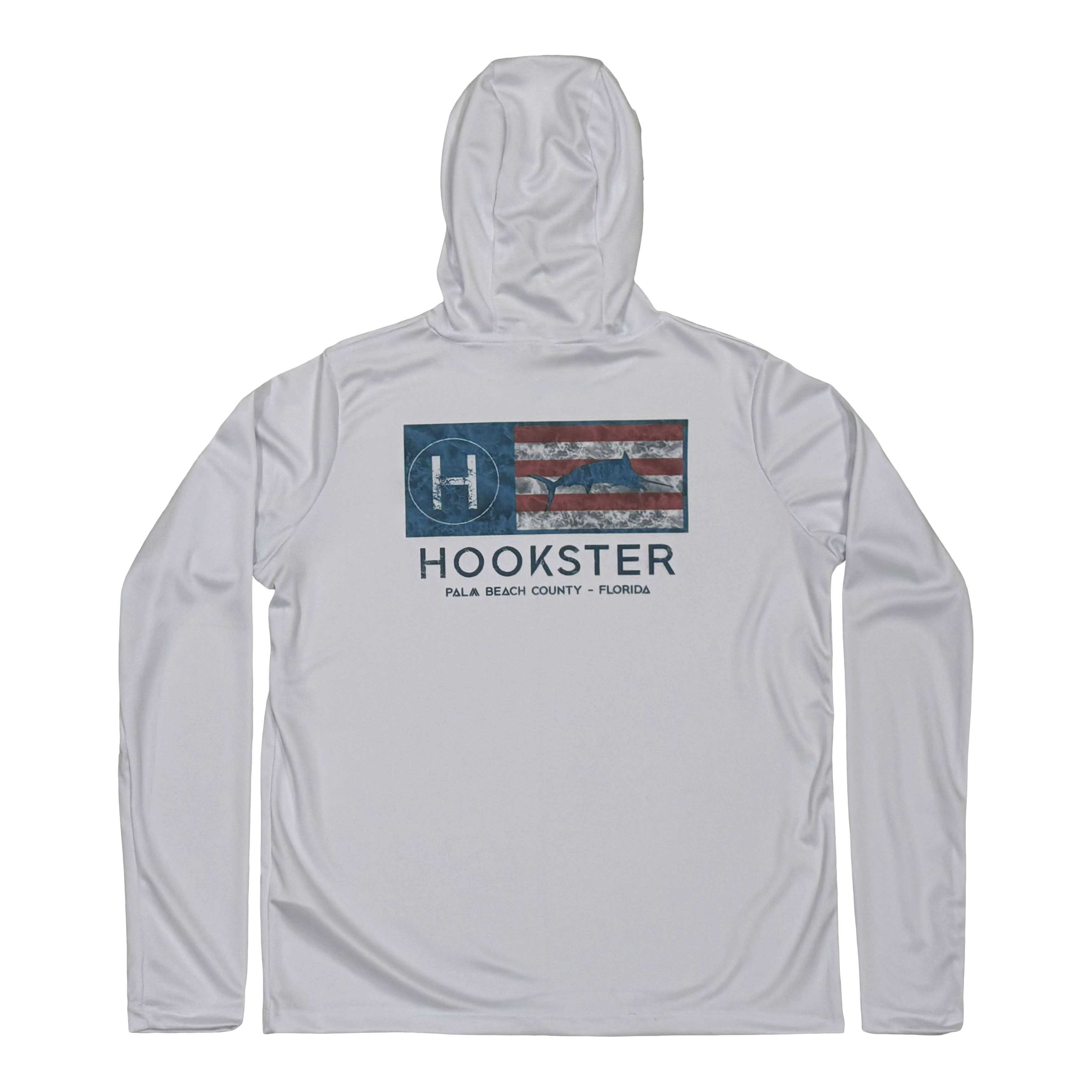 Coastal Flag Men's UPF 50+ UV Hoodie Long Sleeve Sun Shirt – HOOKSTER