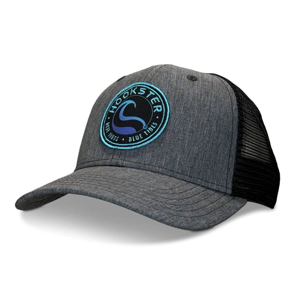 First Wave Trucker Hat in Black Heather