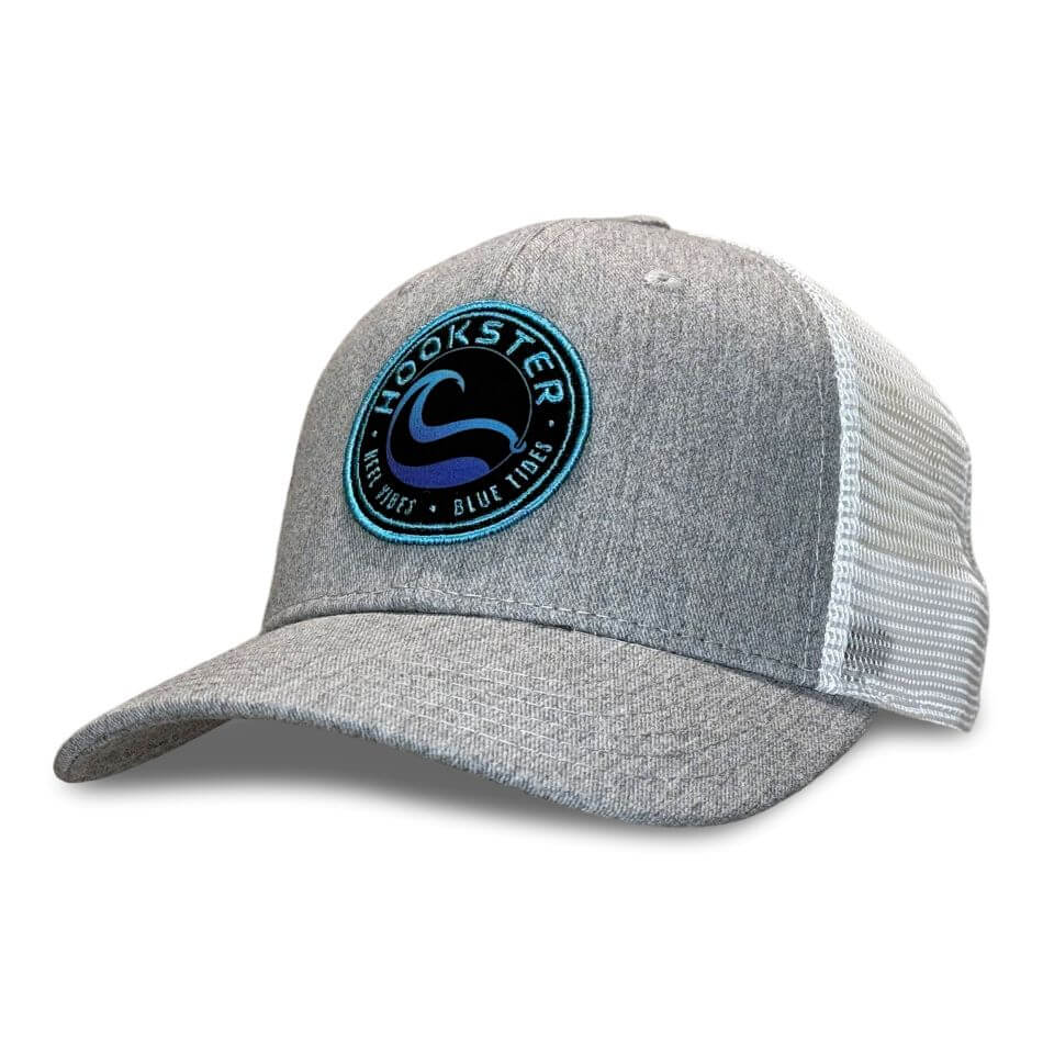 First Wave Trucker Hat in Gray Heather