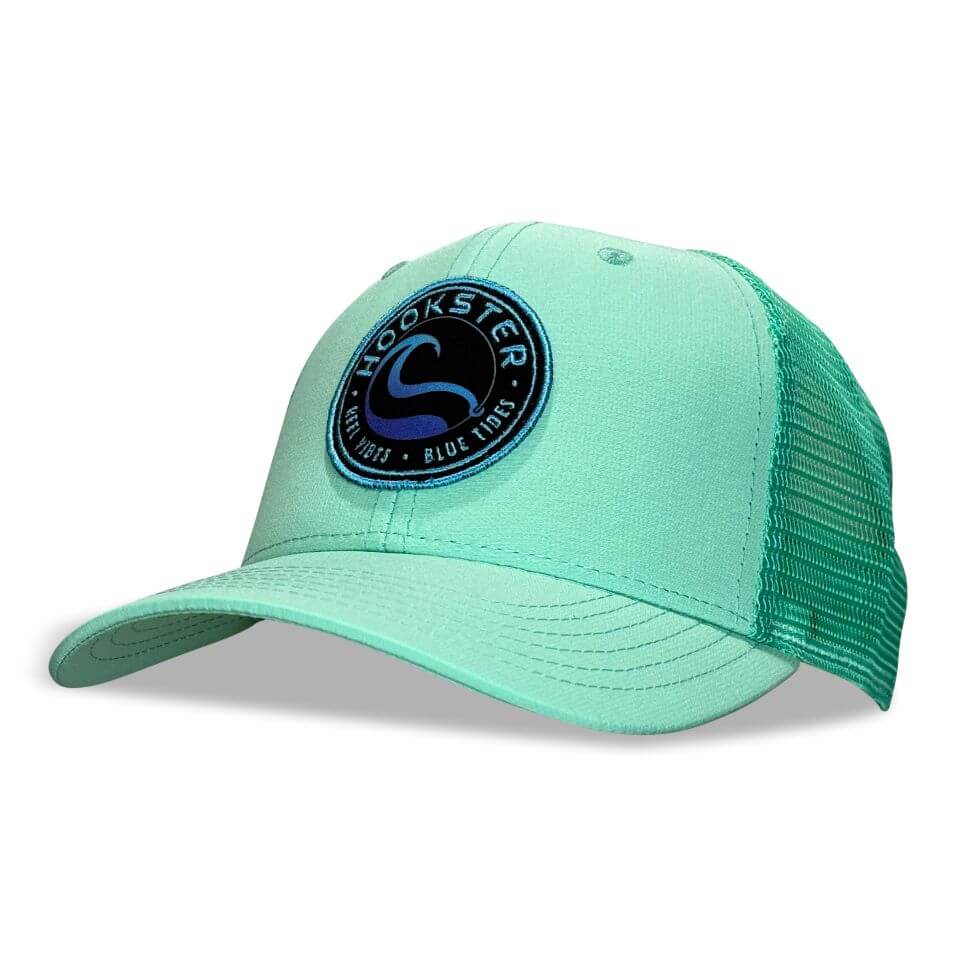 First Wave Trucker Hat in Seafoam