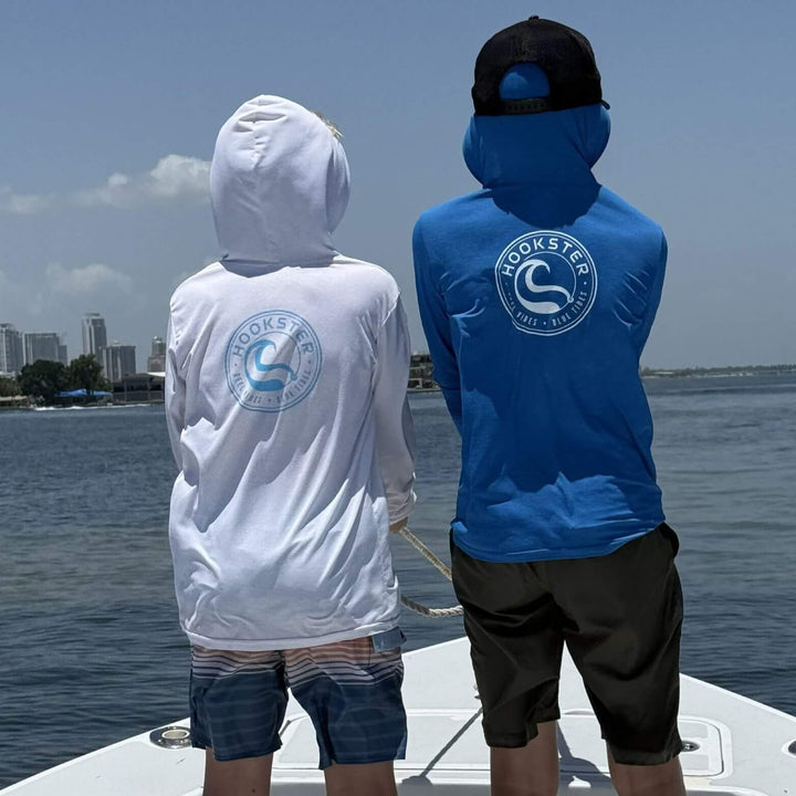 Reel Classic Kids UV Hoodie in Royal Blue
