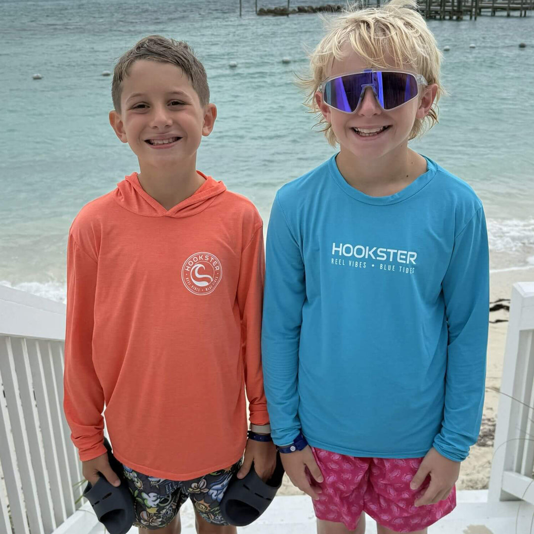 UV Kids Performance Shirt in Ocean Blue