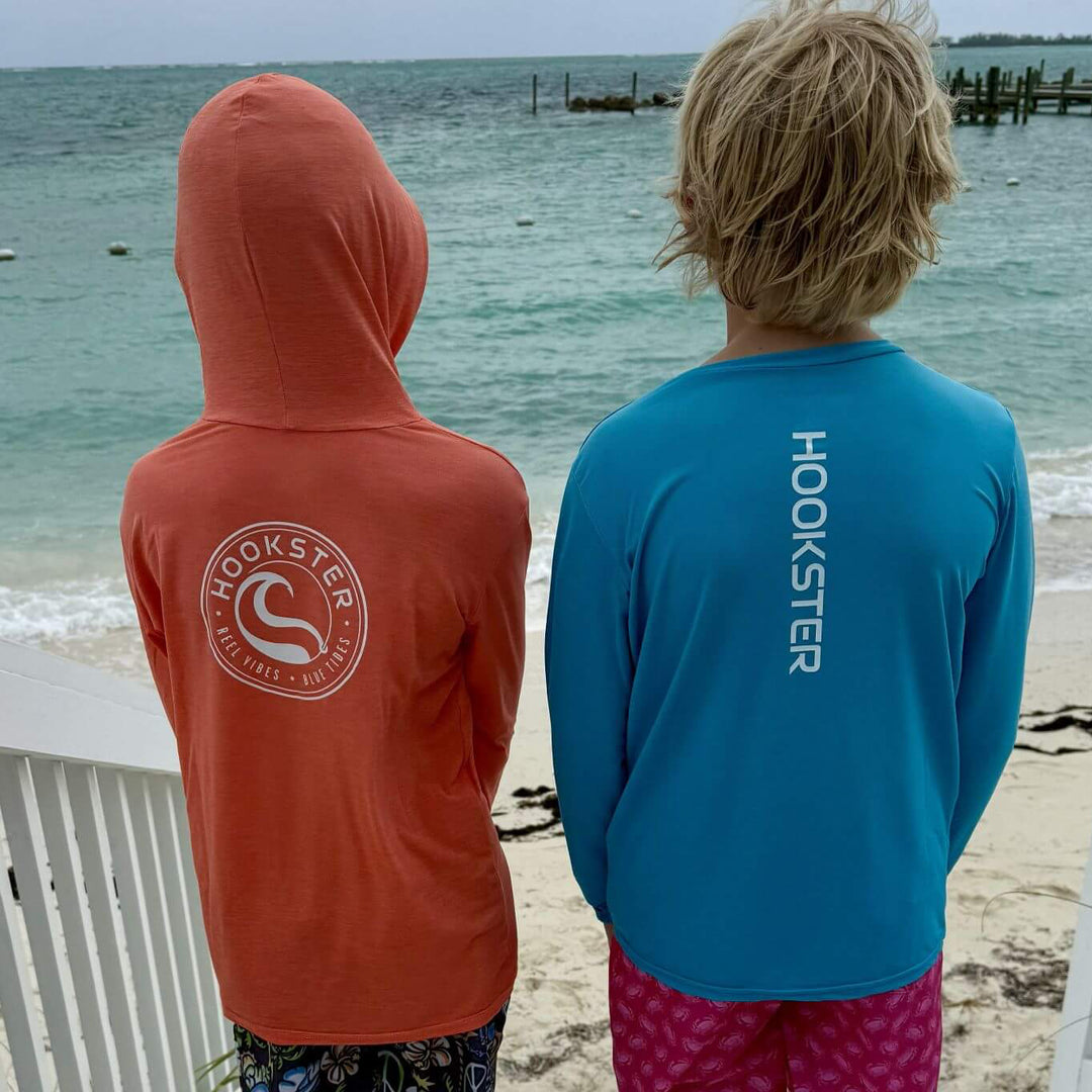 UV Kids Performance Shirt in Ocean Blue